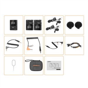 میکروفون یقه ای بی سیم کامیکا مدل BoomX-D Pro D2